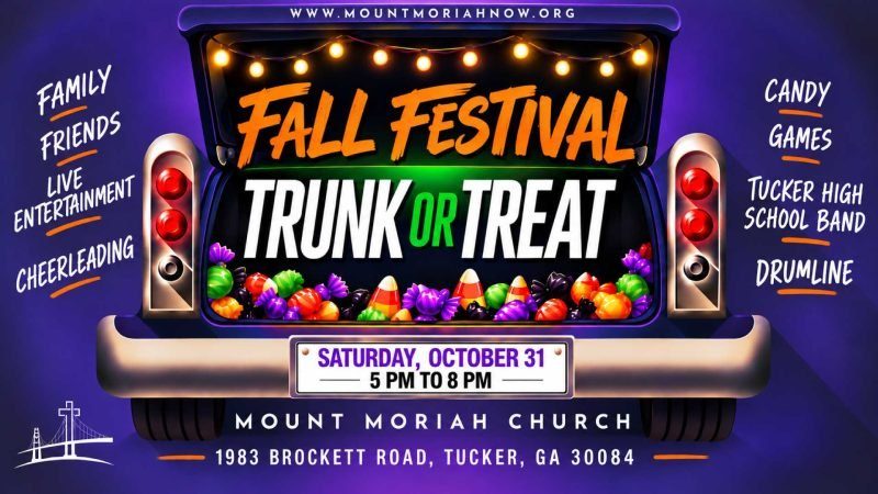 Fall Festival Trunk or Treat at Mount Moriah